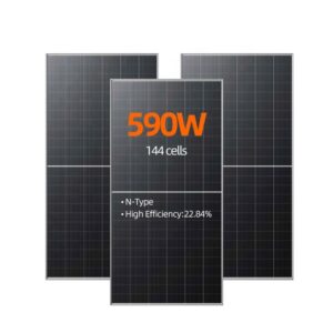 Solar Panels N Type 580W 585W Bifacial Mono Solar Panels 570W 575W for Solar Energy System